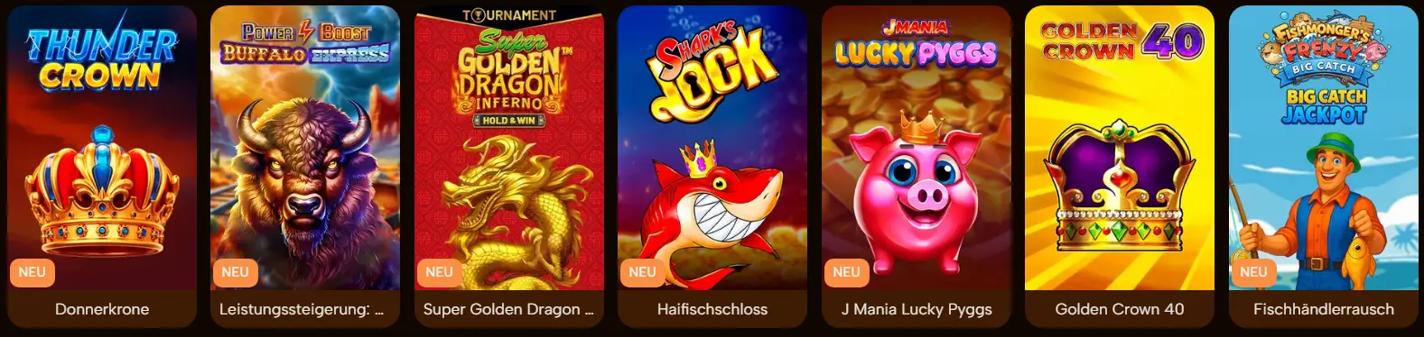 AtlanticAce Casino DE Jackpot-Spiele